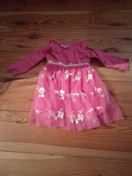 Sukienka dla małej księżniczki 80 cm