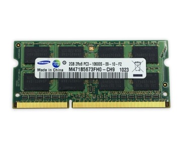 Samsung RAM DDR3 2GB 2Rx8 PC3 10600S 09 10 F2