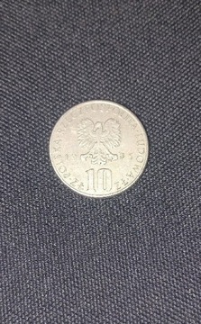 Moneta 10 złotych 1975 rok