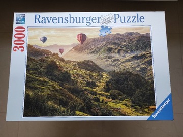 Puzzle Ravensburger "Tarasy ryżowe w Azji" 