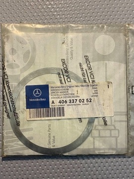 PODKŁADKA DYSTANSOWA A 406 337 02 52  MERCEDES OEM