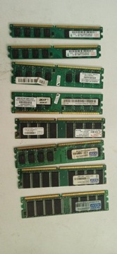 Pamięć RAM 8 sztuk 2GB Good RAM i inne