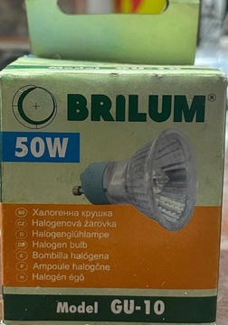 żarówka BRILUM halogen 50W x 230V używane GU-10