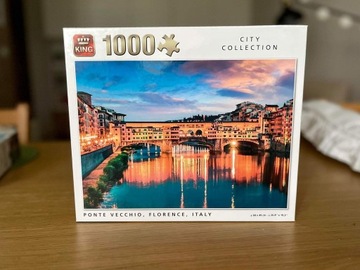 Puzzle 1000 - Ponte Vecchio - Florencja