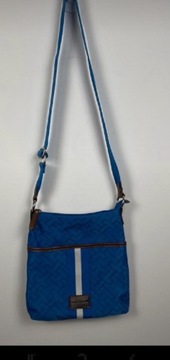 (K3)Tommy Hilfiger niebieska torebka  listonoszka