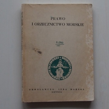 Prawo i Orzecznictwo Morskie 5 (56) 1987