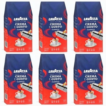 6 x 1kg kawa Lavazza Crema e Gusto Classico