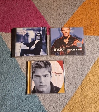 Płyty CD Ricky Martin Me amaras, Vuelve, Shake 