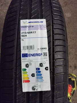 Michelin Primacy 4+ 215/60 R17, rok 2023