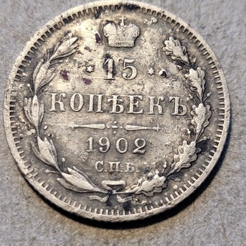 15 kopiejek 1902 rok