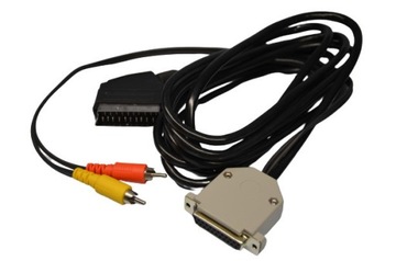 Kabel przewód Amiga - TV euro scart RCA RGB 3m