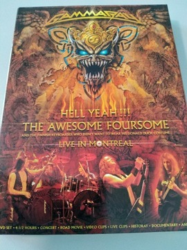 GAMMA RAY (3 DVD).HELL YEAH!!!THE AWESOME FOURSOME