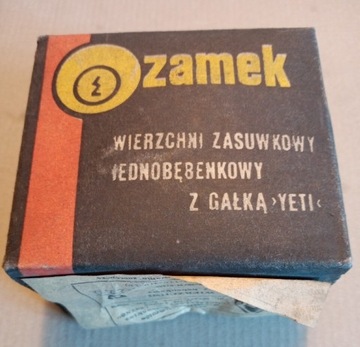 Zamek zasuwkowy YETI 1985r PRL