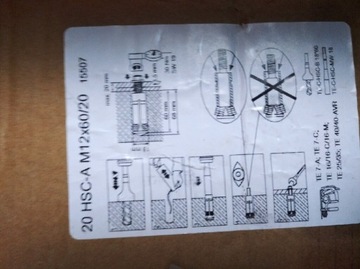 Kotwa hilti hsc-a m12x60/20 samopodcinająca