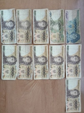 Banknoty 39 sztuk