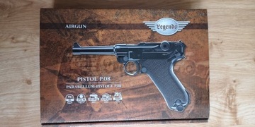 Luger P 08 blowback pistolet wiatrówka 4,5mm
