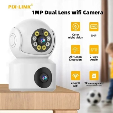 KAMERA PIX-LINK PODWÓJNY OBIEKTYW 2MP WIFI 