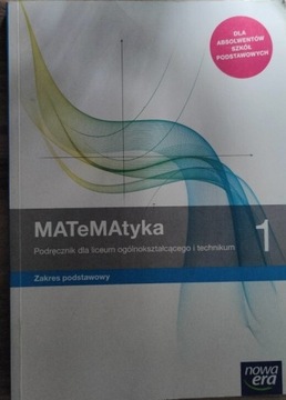 Matematyka podręcznik dla liceum i technikum 