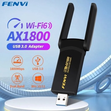 Karta sieciowa WiFi 6 FENVI USB 3.0 