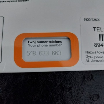 518-633-663 (518-63-36-63) Orange, złoty numer