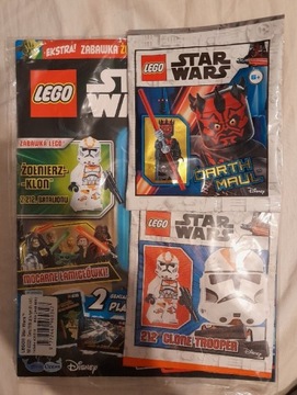 Klon lego 212 star wars + Darth maul nowe