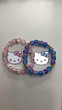 Zestaw bransoletek inspirowany Hello Kitty