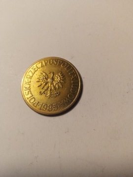 5 zł złotych 1985r. PRL . Piękna.