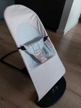 BabyBjorn Balance Soft leżaczek różowy