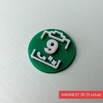 Magnesy 3D (zestaw) dla trenera