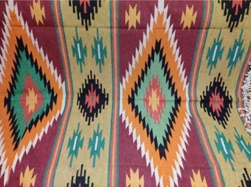 Wełniany kilim tkany ręcznie 220x150 cm.