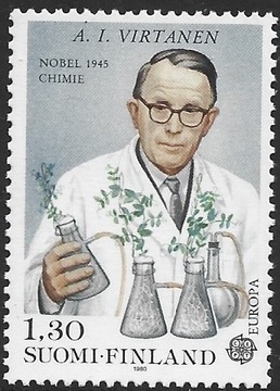Finlandia 1980 Virtanen Nagroda Nobla chemia nauka