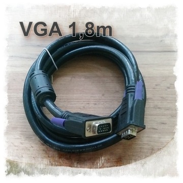 Kabel HAMA VGA - VGA 1.8 m