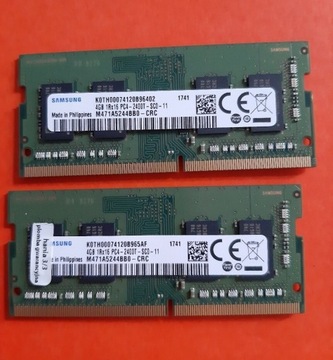 Ram Samsung DDR4 PC4-2400T 8GB (2x4) SODIMM