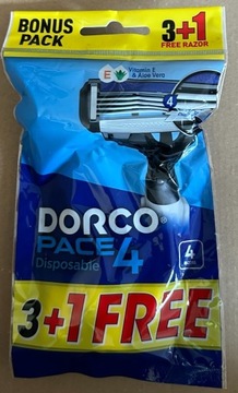 Maszynka Dorco PACE 4 4szt + GRATIS