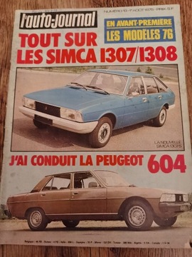 Gazeta L'auto - journal numer 13 z roku 1975