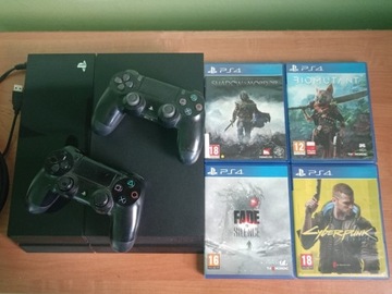 Konsola Sony PlayStation 4 PS4 2 Pady 4 gry