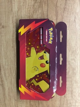 karty Pokemon piórnik metalowy oryginalny 
