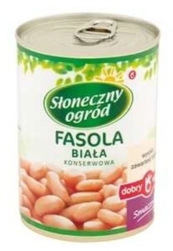 FASOLA BIAŁA KONSERWOWA SŁONECZNY OGRÓD 400g