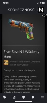 Skin CS:GO Five-SeveN | Wściekły tłum