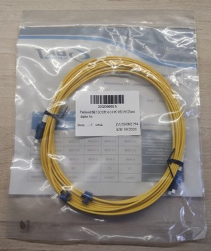 Patchcord światłowodowy jednomodowy BKT LC-LC 5m