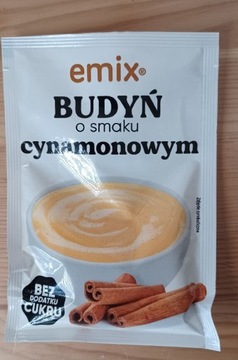 Budyń o smaku cynamonowym Emix.