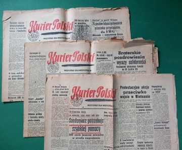 Dziennik Kurier Polski 1967 nr 75, 93, 105  / PRL