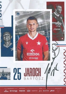 Bartosz JAROCH oryginalny autograf na karcie WISŁA