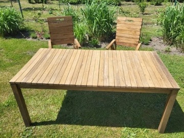 Komplet mebli ogrodowych Blooma Denia - stół krzesła 50% wyprz...