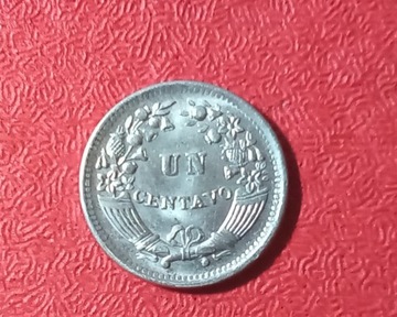 UN   CENTAVO  1963 ROKU  PERU.