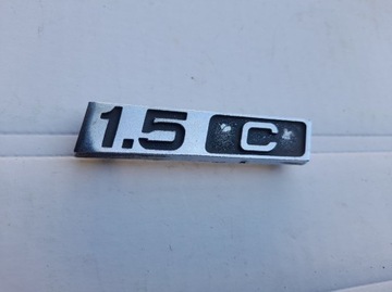 Tylny emblemat 1.5C duży fiat 125p