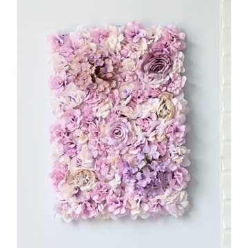 kwiatowa ściana /panel  60cmx40cm/2 kolory
