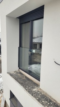 BALKON FRANCUSKI SZKLANY PORTFENETR SYSTEM LINIOWY