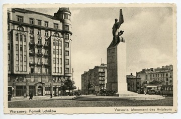 Warszawa Pomnik Lotników Plac Unii