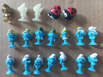 Stikeez Smerfy figurki Lidl 19szt